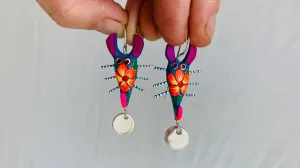 Alebrije Scorpion Earrings. Sterling Silver. Atelier Aadya.