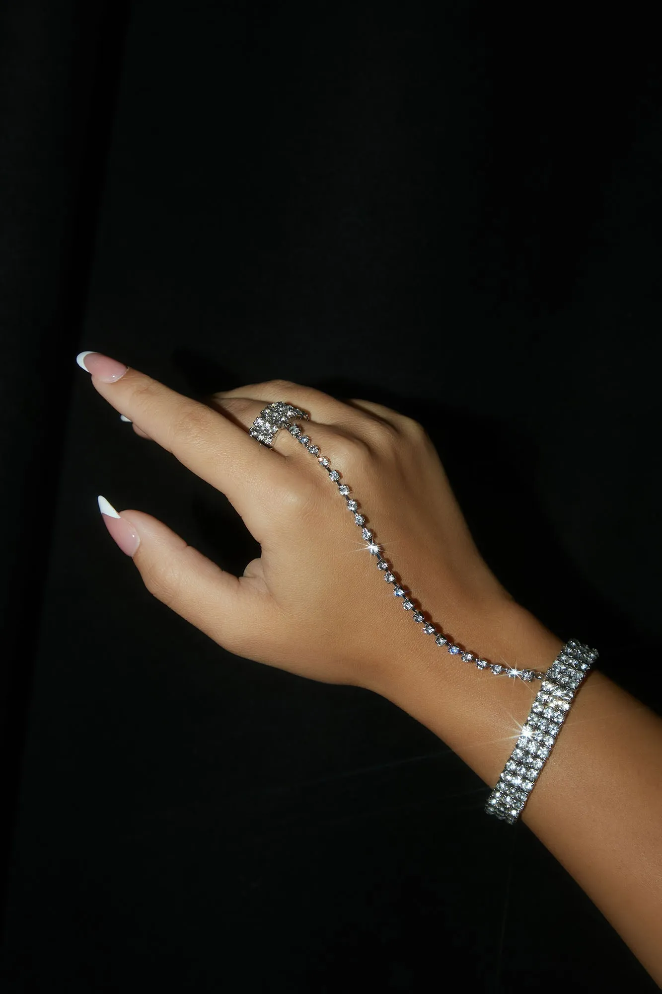 Always Attached Hand Chain - Silver