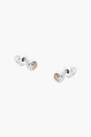 BIRTHSTONE MOONSTONE EARRINGS