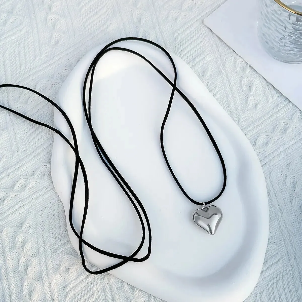 Boho Heart Pendant Choker