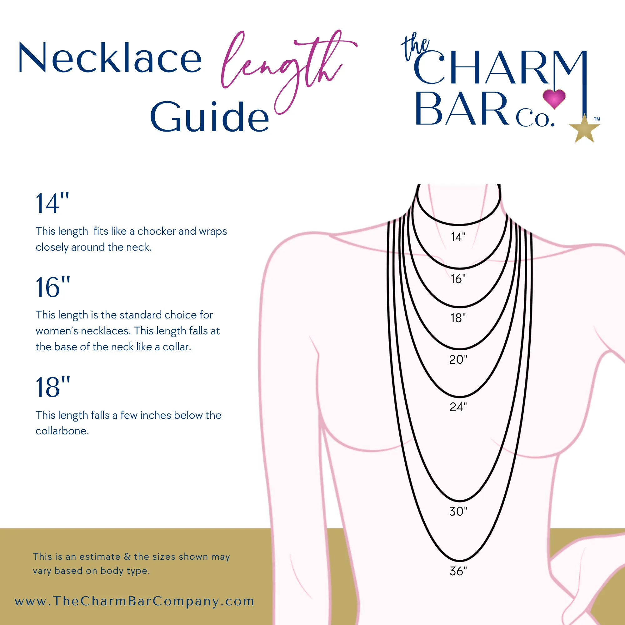 Christie Gold Chain Necklace 16"