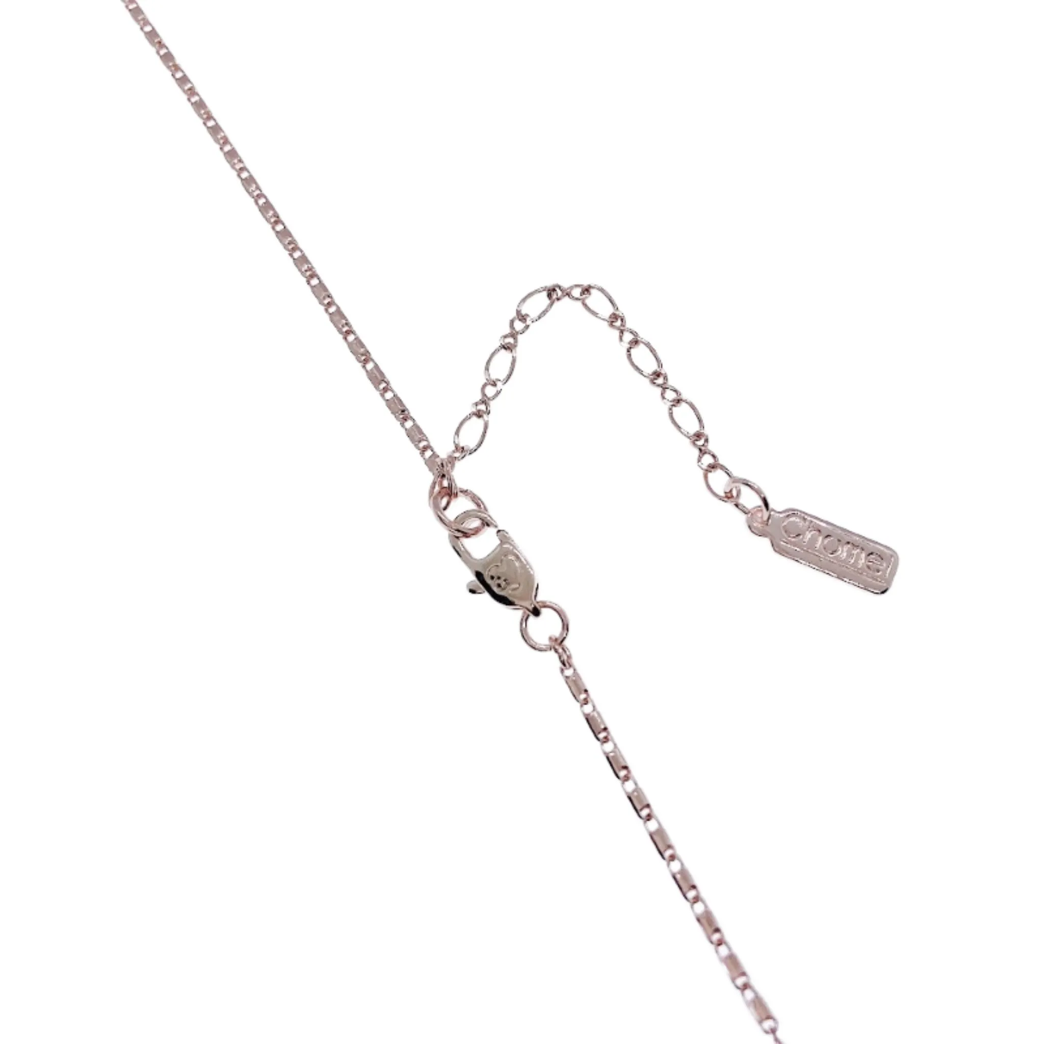 Flower Simulated Moonstone Necklace