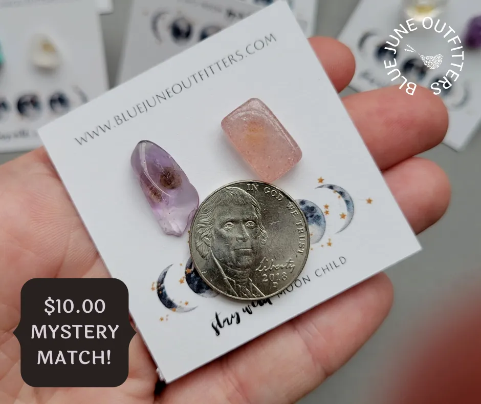 Gemstone Stud Earrings | Mystery Match