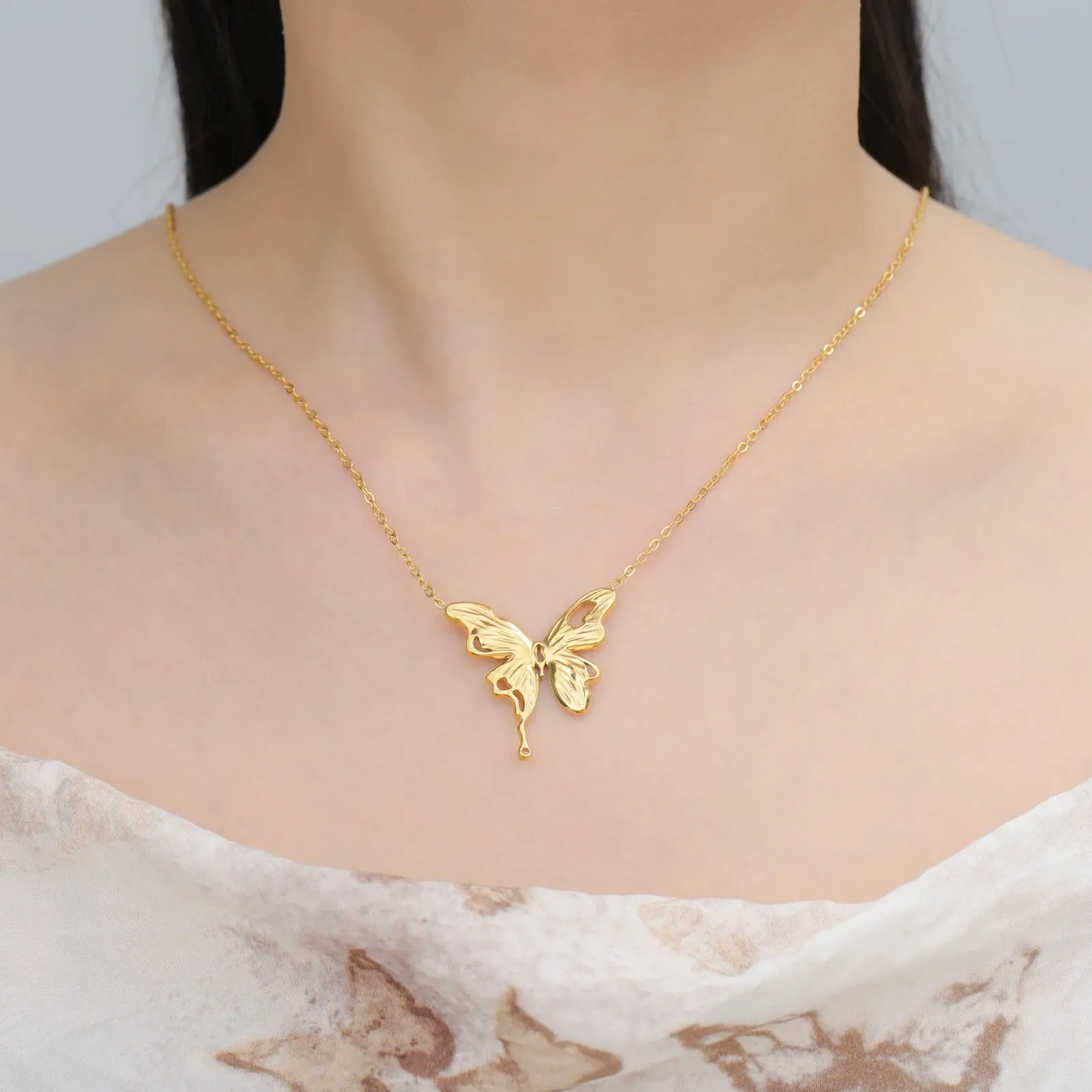 Golden Butterfly Charm