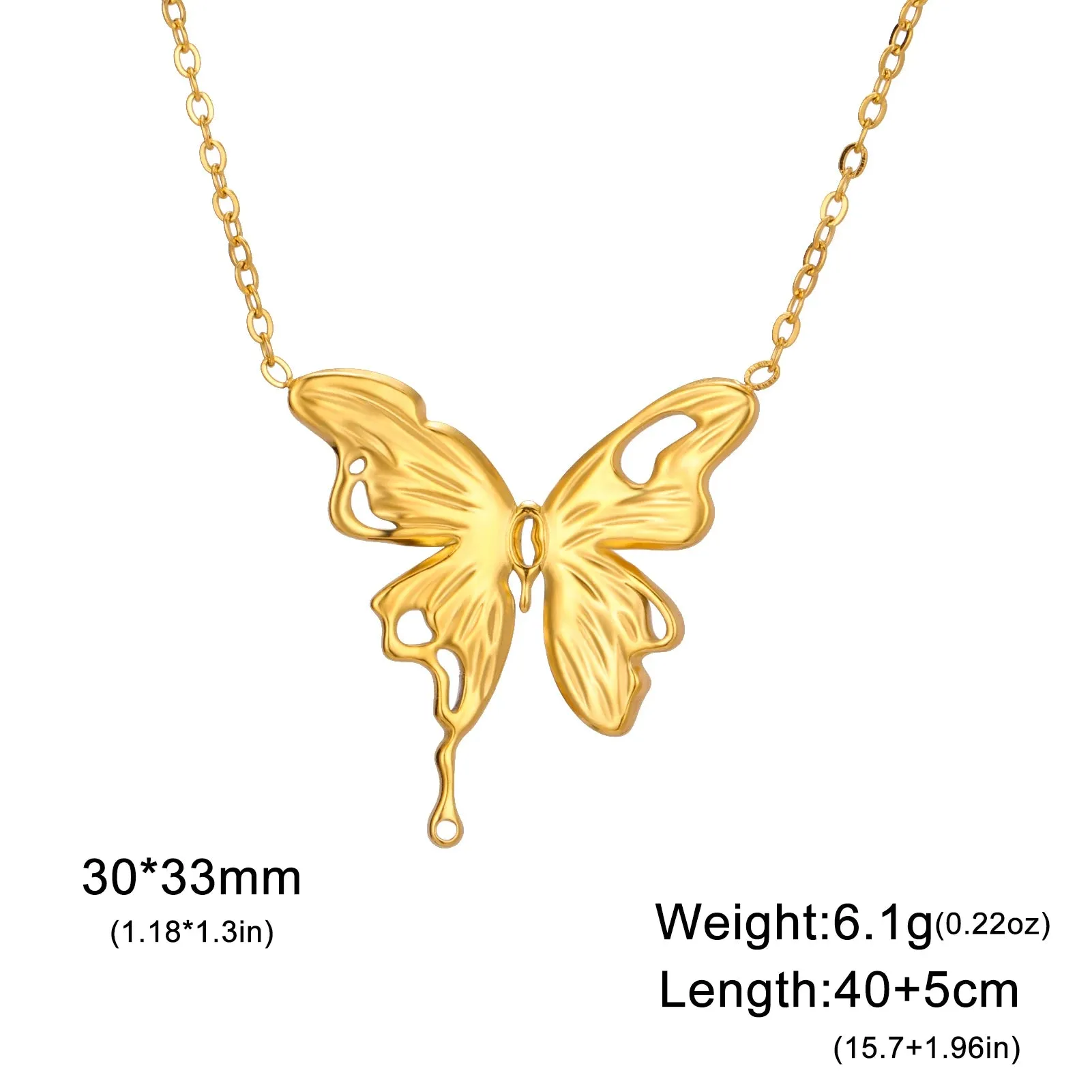 Golden Butterfly Charm