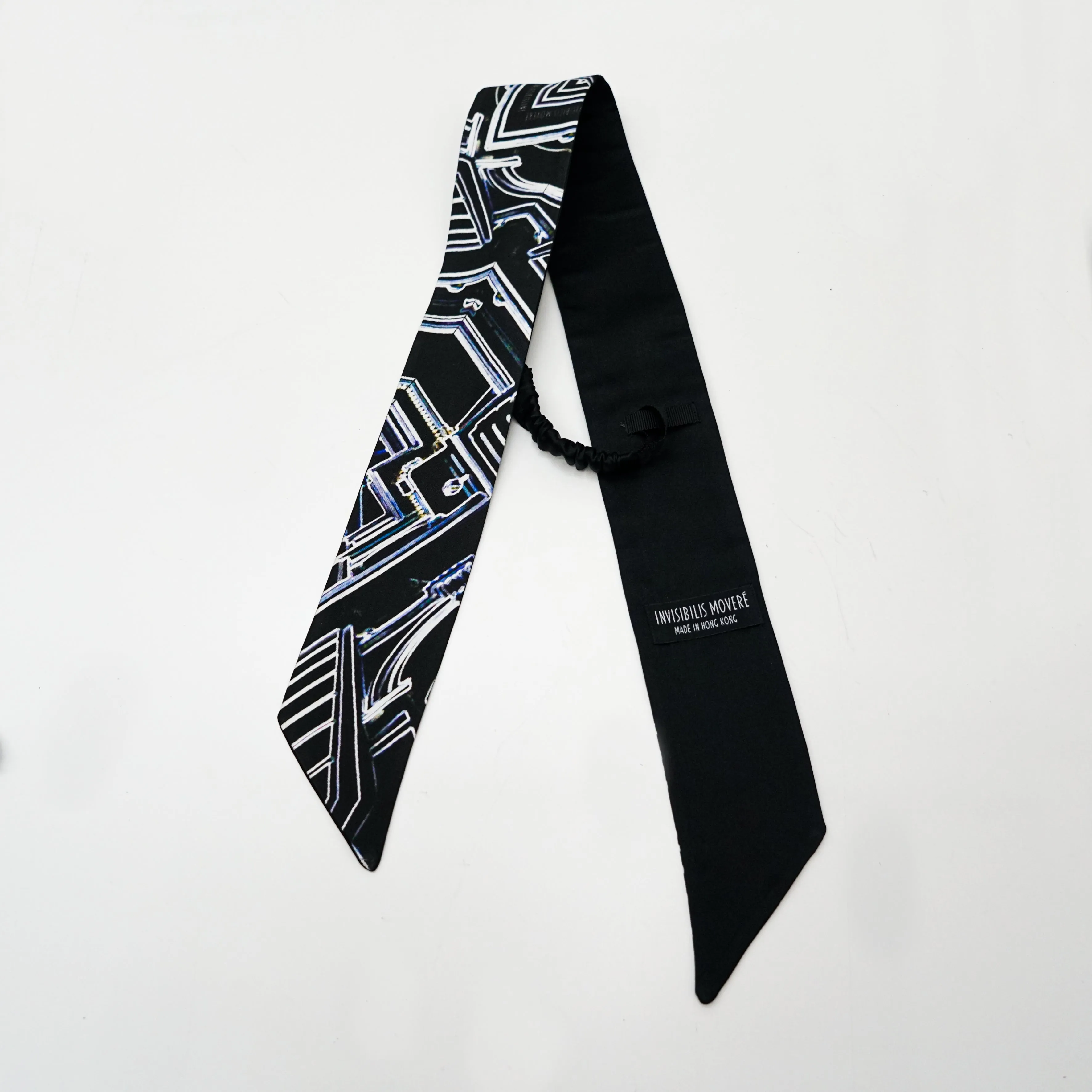 IM the 2-IN-1 Silk Twilly Scarf ( Neoned 1881 ) - Made in Hong Kong - 香港製造