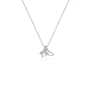 Mermaid Tail Cubic Zirconia Necklace