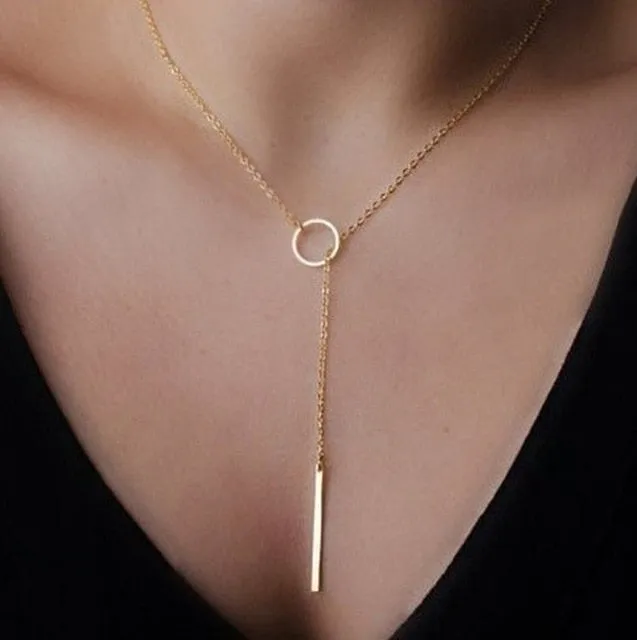 Multilayer Crystal Pendant Choker