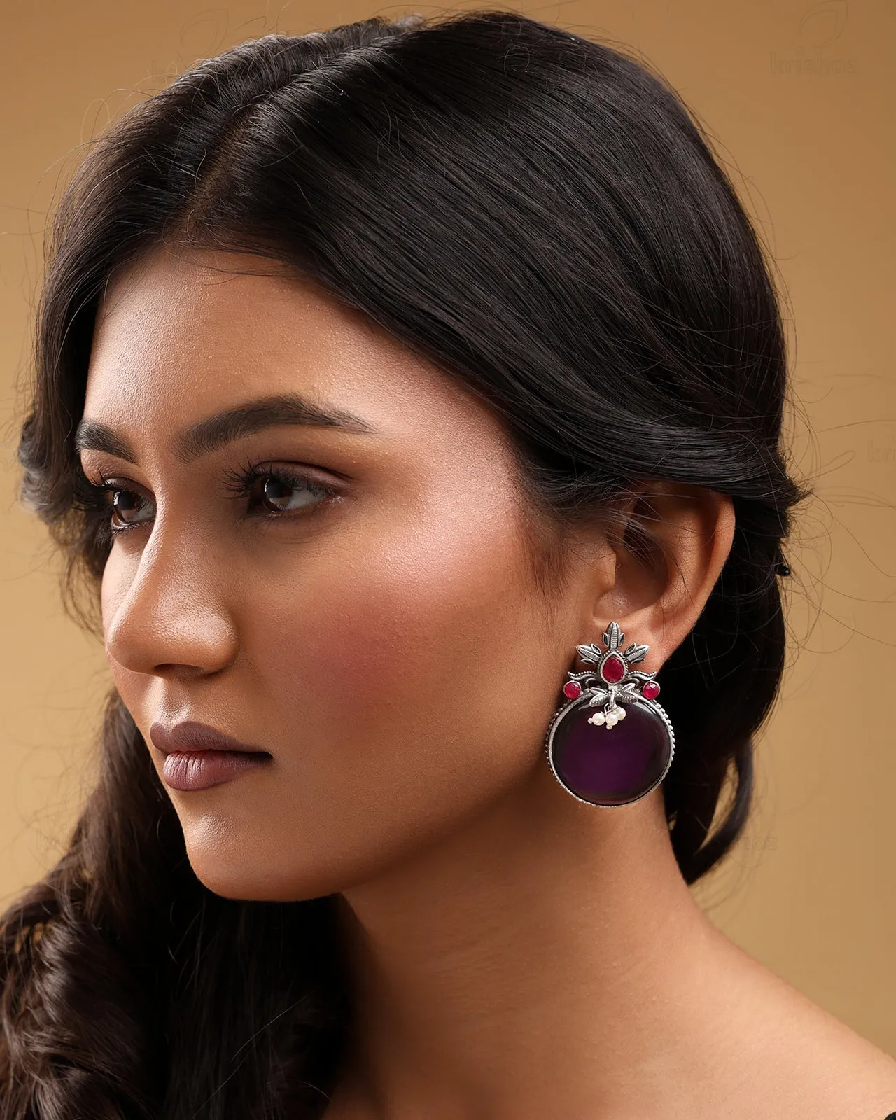 Olivia Circular Studs - wxo