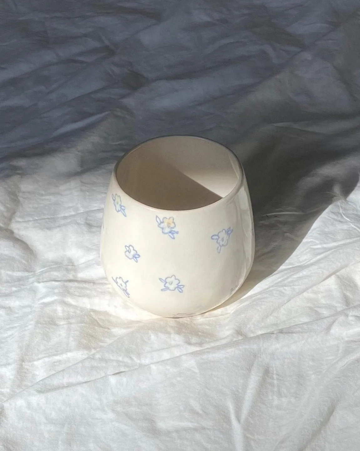 Pearl Flowers Wine Cup