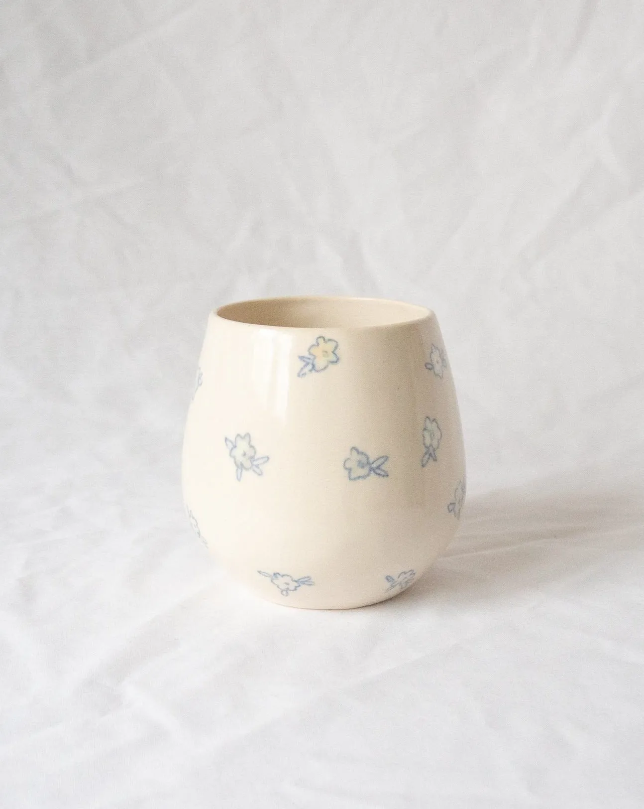 Pearl Flowers Wine Cup
