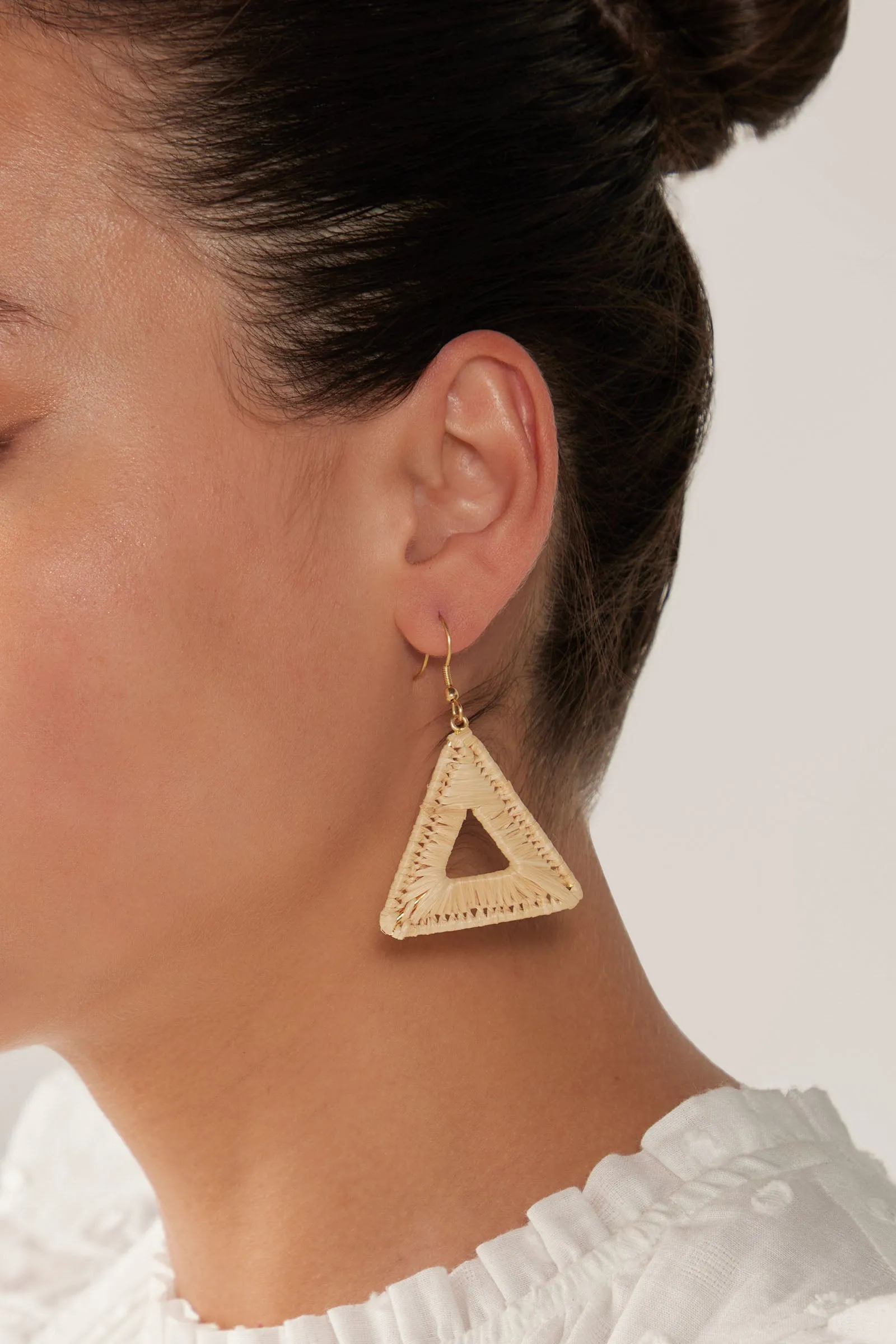 Seraphic Earring - Natural Triangle