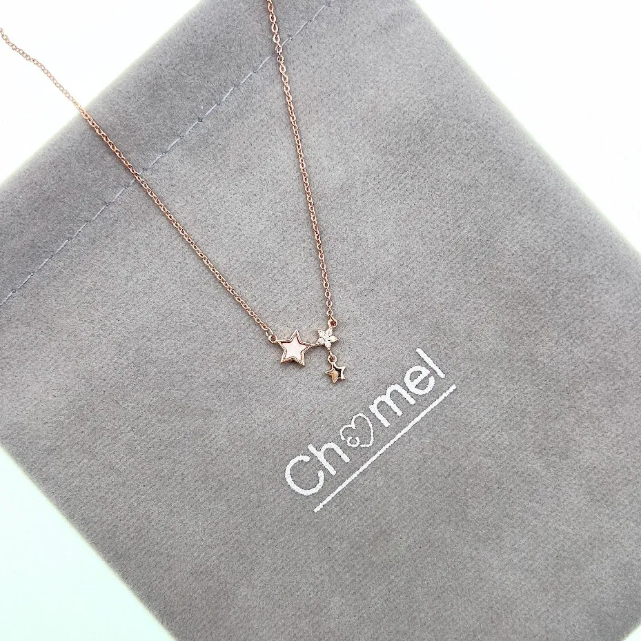 Star Mother of Pearl Necklace