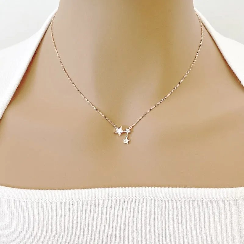 Star Mother of Pearl Necklace