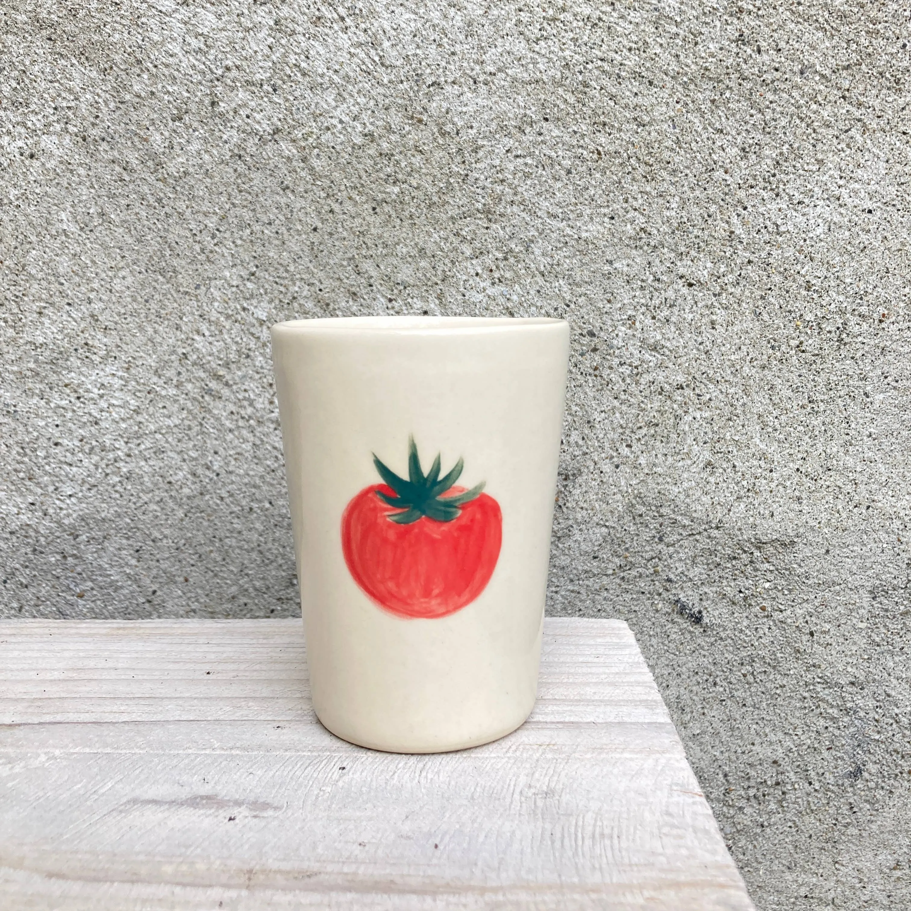 Tomato Ceramic Tumbler