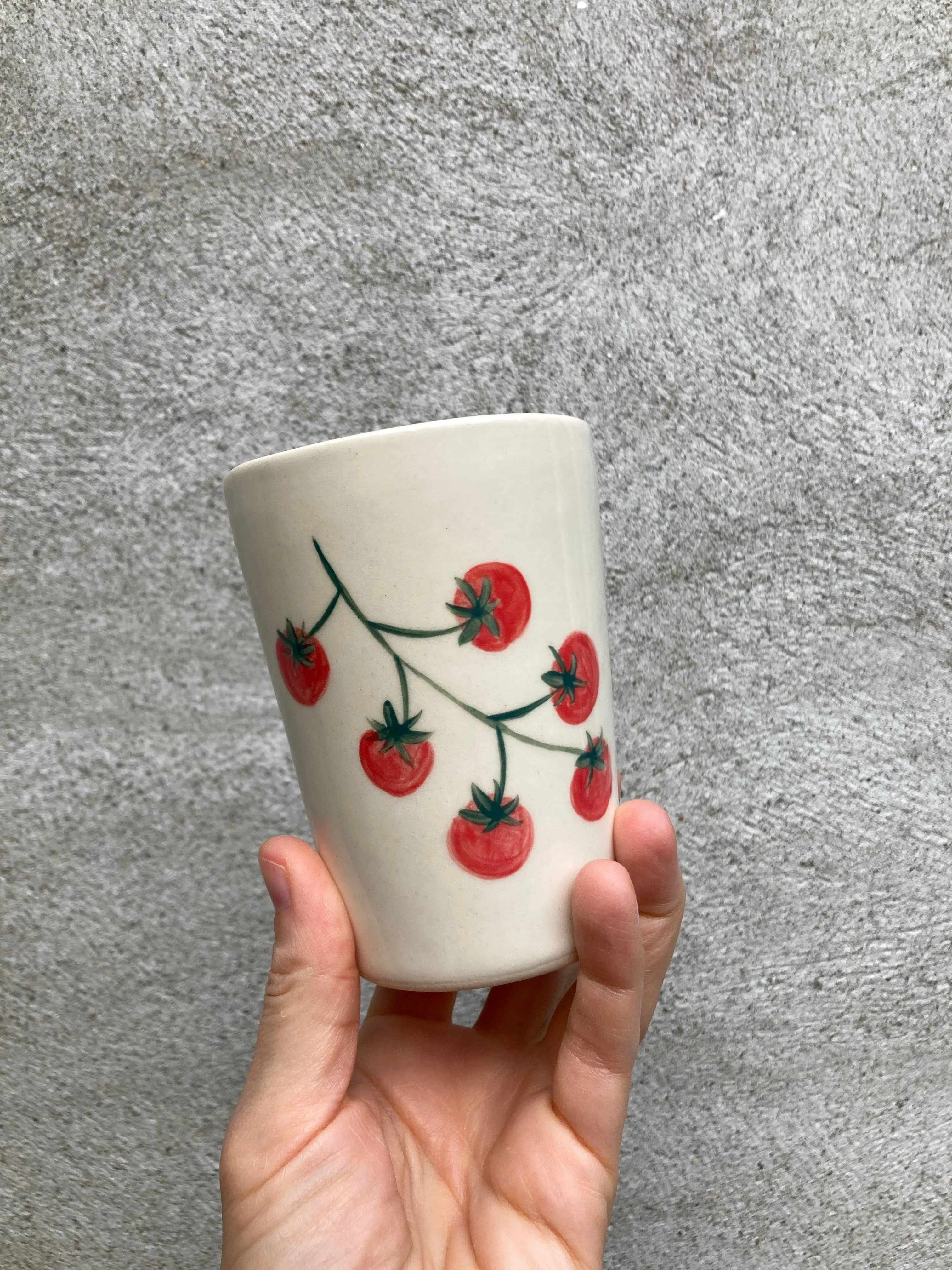 Tomato Ceramic Tumbler