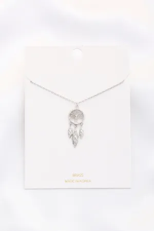 Western Dream Catcher Pendant Necklace